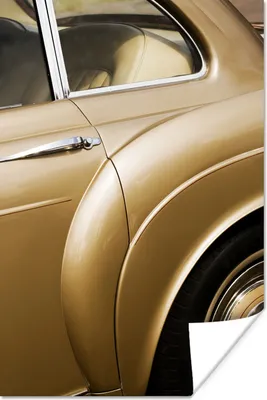 Produktbild von MuchoWow® Poster Bronze Oldtimer 40x60 cm - Plakate für die Wand - Poster Babyzimmer
