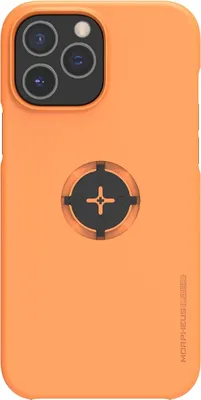 Produktbild von Morpheus M4s Bike Kit iPhone, Fahrrad- Motorrad-Hülle kompatibel mit iPhone 13 Pro Max Orange Full Metal Case