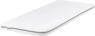 Produktbild von BELIANI Memory-Schaummatratze Weiß 80 x 200 cm Kindermatratze Mittel Medium Härtegrad Abnehmbarer Bezug mit Reißverschluss für Bettschublade Rollbett