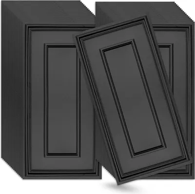 Produktbild von Verdico | 3D Wandpaneele Polystyrol - Schwarz - 100x50 Cm - 40 Stück - Innendekoration - 20 m2