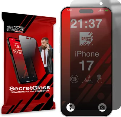 Produktbild von GrizzGlass Matte SecretGlass Apple iPhone 17