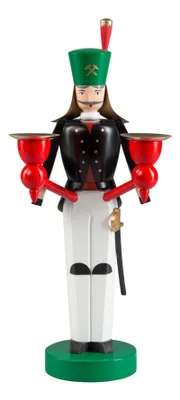 Imagen del producto de Figura navideña de minero con borlas, altura 26 cm, NUEVA