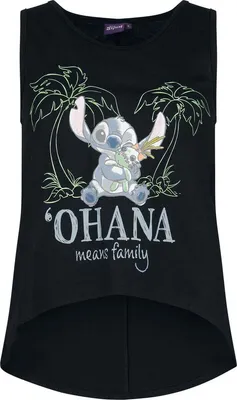 Produktbild von Lilo & Stitch Tank-Top Damen Stitch schwarz S