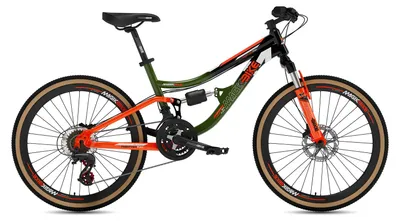 Immagine prodotto di Bicicletta per Ragazzi Mountain Bike 26" Twentysix Full 26 Cambio Shimano 21V Telaio in Alluminio Verde