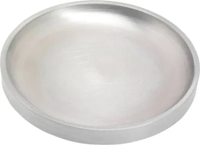 Produktbild von Kerzenteller Aluminium Rund Ø 10cm Kerzenhalter Untersetzer Matt Tischdekoration