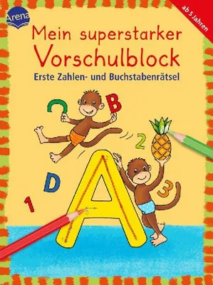 Produktbild von Mein superstarker Vorschulblock. Erste Zahlen- und Buchstabenrätsel