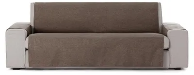 Sofabezug 3-Sitzer, Polycotton, Braun, 155x100x110 cm