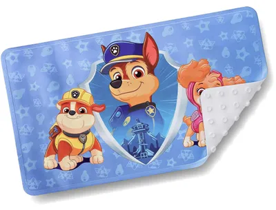 Immagine prodotto di Tappetino da bagno per bambini, antiscivolo, Paw Patrol, 70 x 41 cm – Tappetino da vasca con ventose