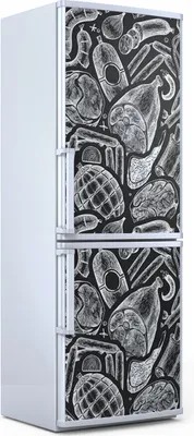Produktbild von Magnete Dekorative - 70 cm x 190 cm - Küche - Magnetmatte Kühlschrankmagnete - Schinken Würstchen Jamon Steak