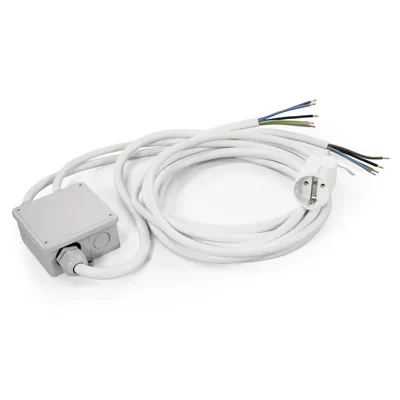 Produktbild von Küchenanschlussbox Powersplitter, 2/2/2m, vorverkabelt, reinweiß