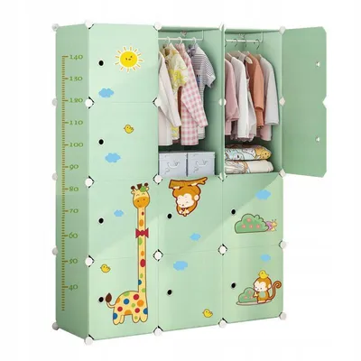 Image de Armoire modulaire Grande étagère pour jouets d'enfants Spacieux et coloré