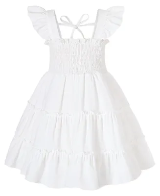 Image de Robe pour enfant, taille 1 à 6 ans, légère et plissée