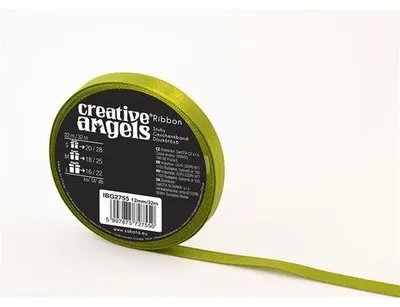 Obrázok produktu pre Saténová stuha, 12 mm x 32 m, zelená