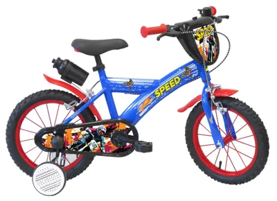 Produktbild von SCH Speed 14“ Kinderfahrrad mit Zubehör