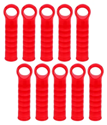 Produktbild von 10 Stück Endkappen aus Kunststoff für Besenstiele 22mm mit ergonomischem Design, einfache Montage für Zuhause und Garage