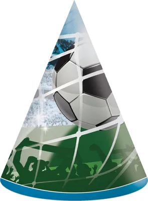 Image de Chapeaux de fête Football | 6 pièces