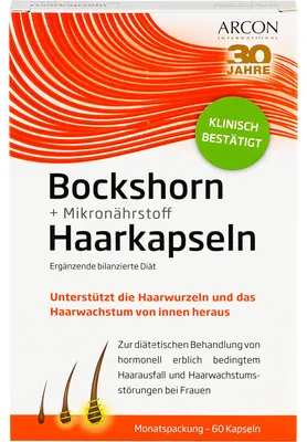 Immagine prodotto di Arcon Bockshorn + capsule di micronutrienti per capelli, 60 capsule