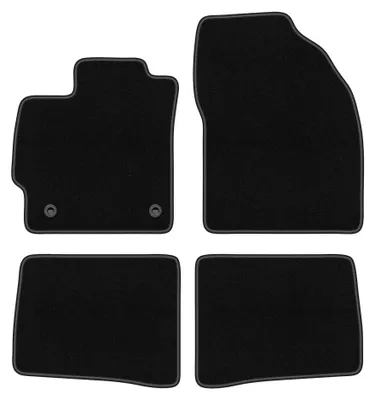 Zdjęcie produktu dla Dywaniki samochodowe welurowe BASIC do: Toyota Prius III XW30 (2011-2015, hatchback) czarne, z mocowaniami