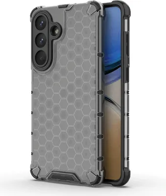 Produktbild von Mobigear Honeycomb  Samsung Galaxy S26 Plus Hülle Hardcase Backcover Stoßfest - Schwarz