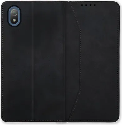Produktbild von Bookstyle 'Premium' Schutzhülle Klapphülle Schutztasche Etui Cover für Sony Xperia Ace III - Schwarz