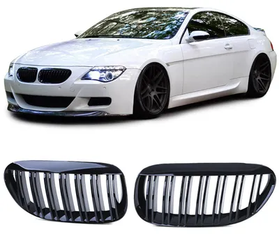 Produktbild von Sportgrill Schwarz Glanz für BMW 6er E63 / E64 Coupe / Cabrio 2004-2010