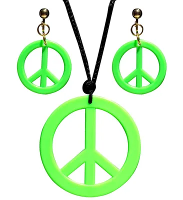 Produktbild von Hippie Peace Schmuckset grün
