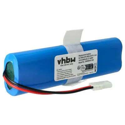 Produktbild von vhbw Akku kompatibel mit Moneual MBOT 900, MBOT 900 i, MBOT 950, MBOT 500 Staubsauger (2600 mAh, 14,4 V, Li-Ion)