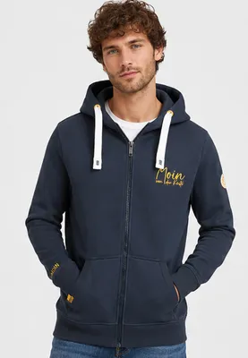 Produktbild von EIGHT 2 NINE Stylischer Hoodie Kordelzug Durchgehender Reißverschluss  Größe: XXL
