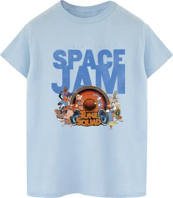 Produktbild von Space Jam: A New Legacy - "Tune Squad" T-Shirt für Herren BI51864 (M) (Babyblau)