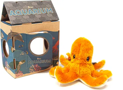 Produktbild von Nature Planet - Kuscheltier - Mini Aquarium - Tintenfisch