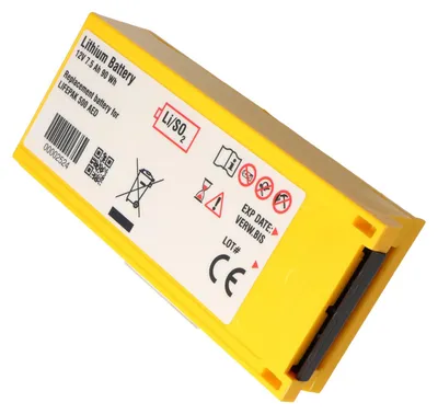 Produktbild von Lithiumbatterie passend für Physio Control Defibrillator Lifepak 500 - 300-5380-030, 11141-000016