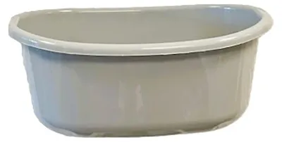 Produktbild von Ovale Kunststoffschüssel mit Griffen, 30 l, hell, Esche - Jag