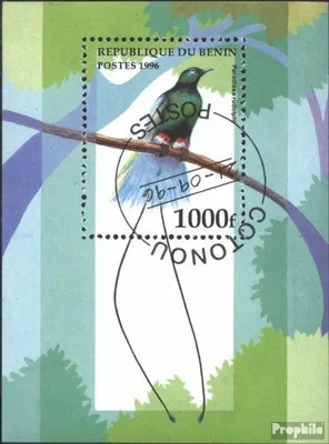 Produktbild von Briefmarken Benin 1996 Mi Block21 (kompl.Ausg.) gestempelt Vögel