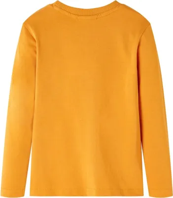 Immagine prodotto di vidaXL Camicia a maniche lunghe per bambini ocra 92