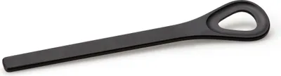 Immagine prodotto di DURACORE Kochlöffel mit Loch, Duracore schwarz 31,5 cm 5362 4017167536200 Vorteilset – 2 Stück – inkl. 4 Edelstahl-Trinkhalme