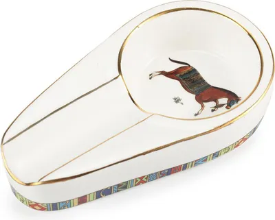 Produktbild von Zigarrenaschenbecher, Keramikaschenbecher für den Außenbereich, bemalter Keramikaschenbecher, klassischer Mini-Feuerlöscher für Zuhause