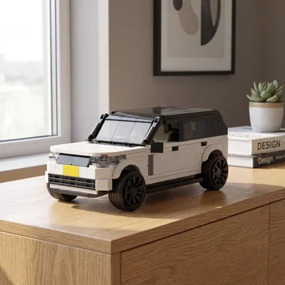 Produktbild von BlockBuddie™ MOC SUV Geländewagen Klemmbaustein Bausatz 403 Teile – Bausteine Set Rennfahrzeug Spielzeug Geschenk Kinder