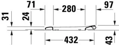 Immagine prodotto di DURAVIT 0023490000 Univ.WC-Sitz a D Tief 455mm Ülap