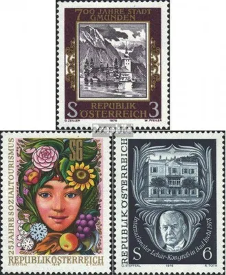 Produktbild von Briefmarken Österreich 1978 Mi 1576,1577,1578 (kompl.Ausg.) postfrisch Sondermarken