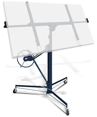 Produktbild von Plattenhebehilfe Plattenlift Plattenheber - Arbeitshöhe 140-350 cm - Tragkraft 68 kg - Blau - Für Gipskarton und Holzplatten