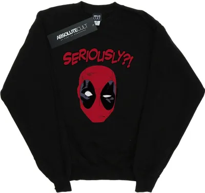 Produktbild von Marvel - "Seriously" Sweatshirt für Herren BI20904 (L) (Schwarz)