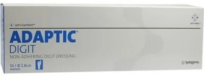 Image de Pansement pour orteils Adaptic Digit 2,8 cm large 10 pces