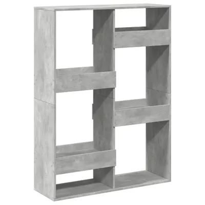 Obrázek produktu pro vidaXL Knihovna betonová šedá 100x33x135 cm materiál na bázi dřeva