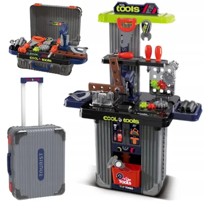 Image de Etabli Pour Enfants Valise Outils Pour Enfants Set Diy