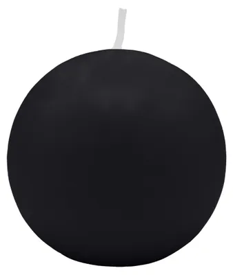 Produktbild von Kugelkerzen Schwarz Ø 60 mm, 16 Stück