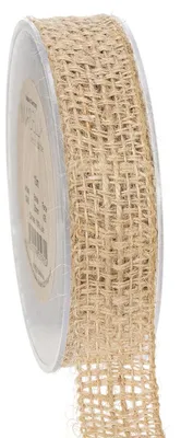 Produktbild von Dekoband Jute Natur 25mm Geschenkband rustikal 10m Dekoration