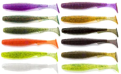 Produktbild von Fishup U Shad 3' 7cm - 9 Gummifische, Fishup Farben:Orange Pumpkin/Black