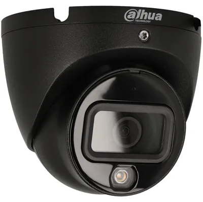 Image de Caméra mini-dôme HDCVI Dahua HAC-HDW1200TLM-IL-A-B 2 MP, 2,8 mm, noire