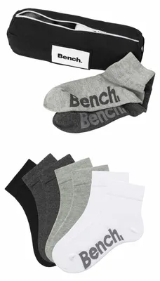 Produktbild von Bench Kurzsocken Herren Kurzsocken, Halbhohe Basic Socken 7 -teilig 2x anthracite-meliert, 1x schwarz, 2x hellgrau-meliert, 2x weiß Größe 39/42