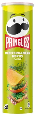 Produktbild von Pringles Mediterranean Herbs 185g